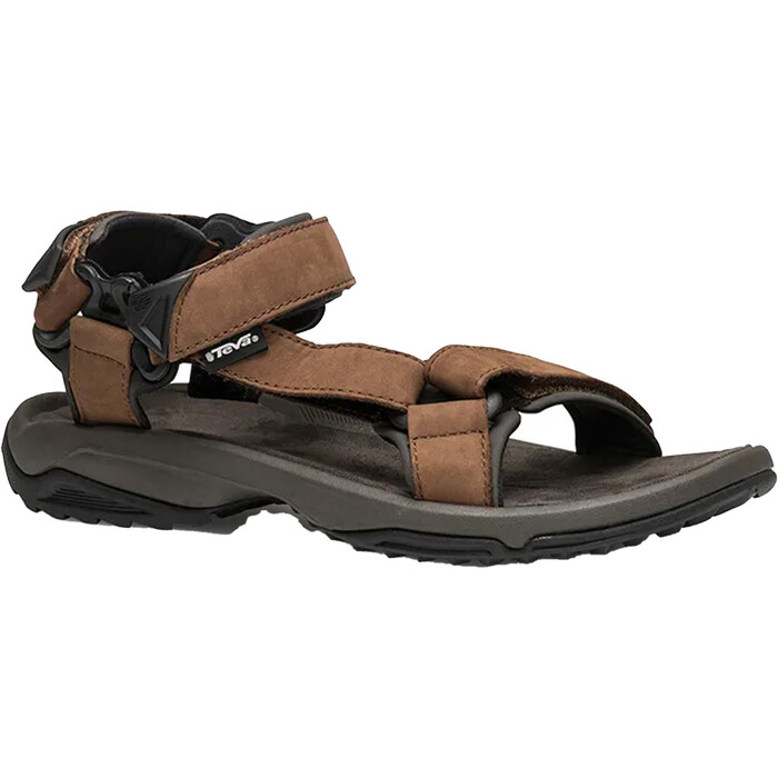 2024 Teva Mens Terra FI Lite Leather Sandals 1012072 - Brown